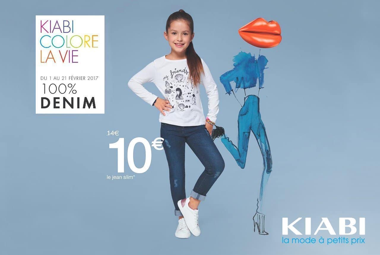 100% Denim Kid - promotion-kiabi-bouffere - fevrier 2017 - Centre Commercial Pays de Montaigu