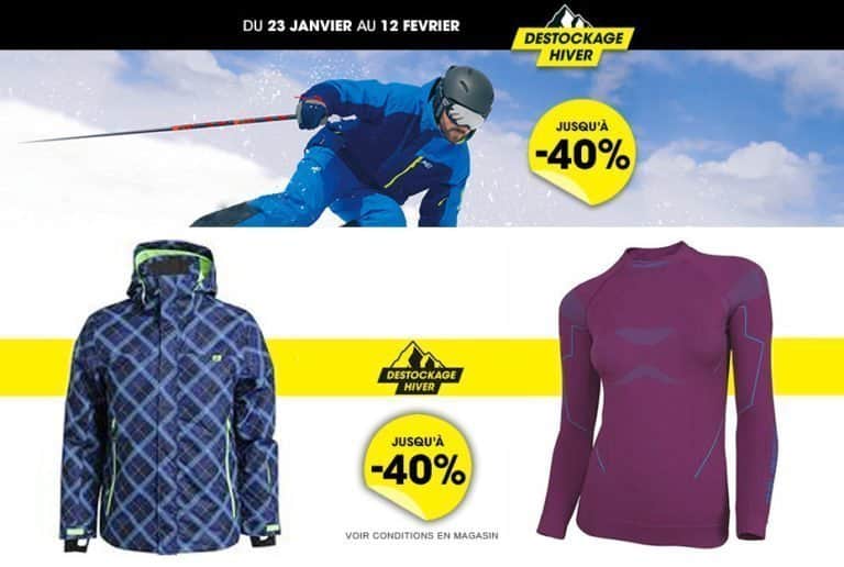 Go Sport déstockage Hiver 2017