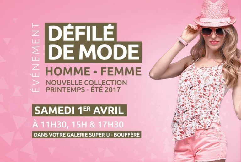 Défilé de mode Homme Femme organisé par le centre commercial Pays de Montaigu