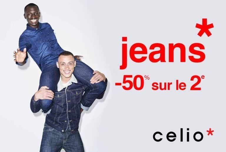 promotion Celio sur les jeans homme