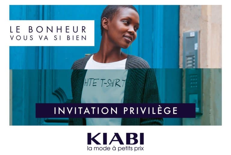 Invitation soirée privilège Kiabi Montaigu-Boufféré