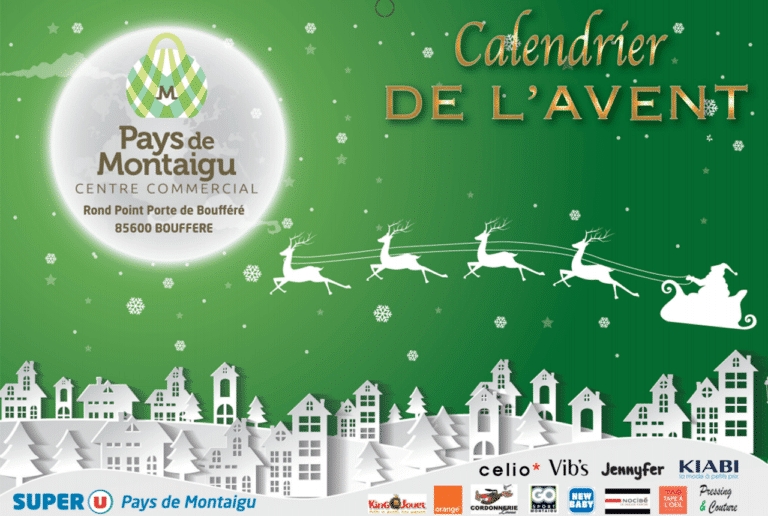 calendrier de l'avent centre commercial montaigu