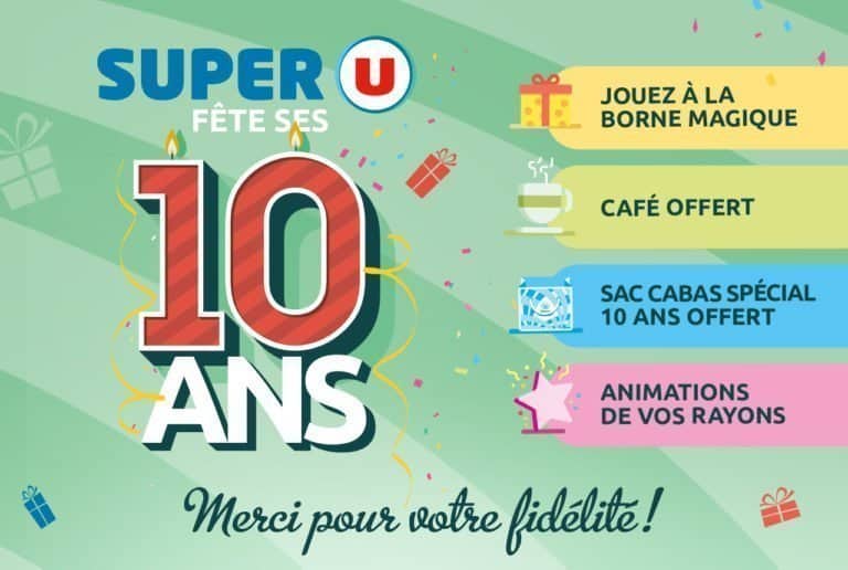 10ans super U montaigu