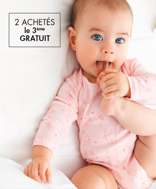 promo 100% bébé kiabi