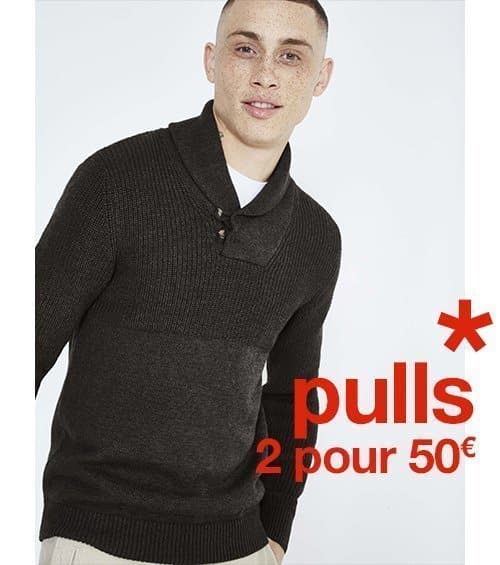 promo celio chemises et pulls