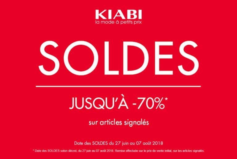 Soldes d'été KIABI Boufféré