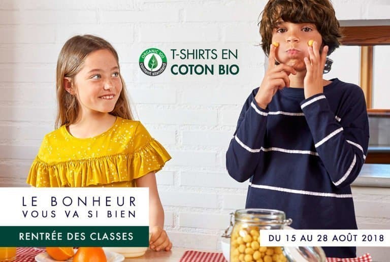 rentrée des classes chez Kiabi