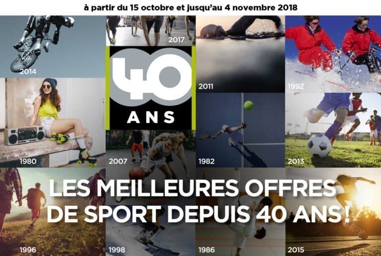 Go Sport fête ses 40 ans